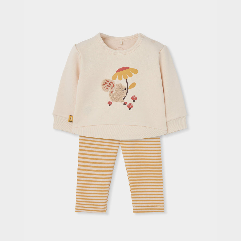 Squirrel Flower Knit Set