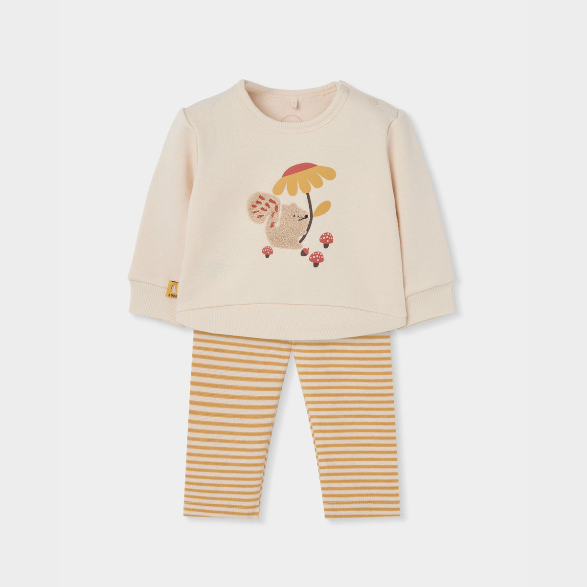 Squirrel Flower Knit Set