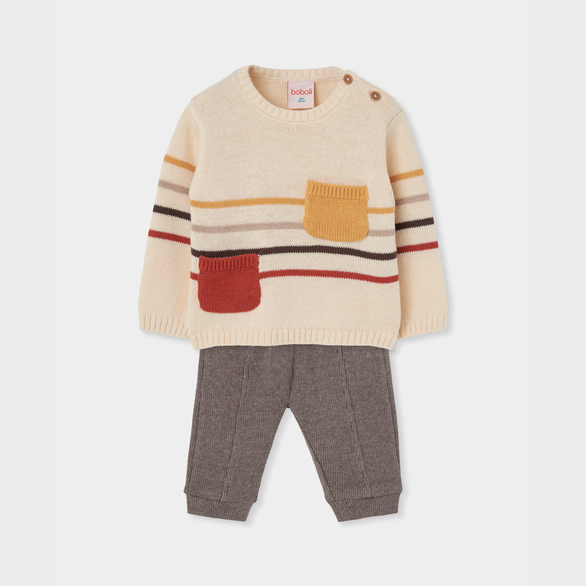 Stripe Sweater Knit Set