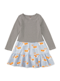 Tiered Skirted Twirl Dress - Cutie Corgis