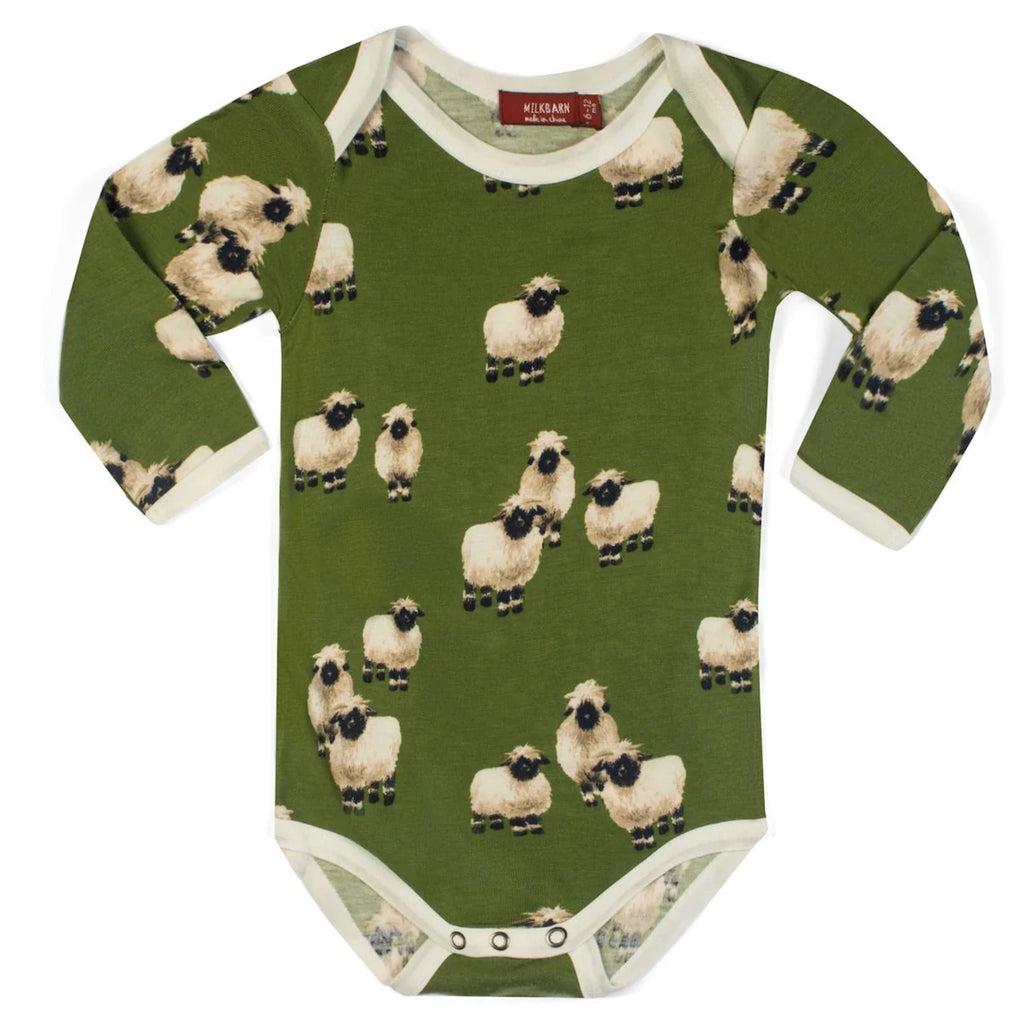 Bamboo LS One Piece - Valais Sheep
