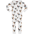 Organic Zipper Pajama - Chicken