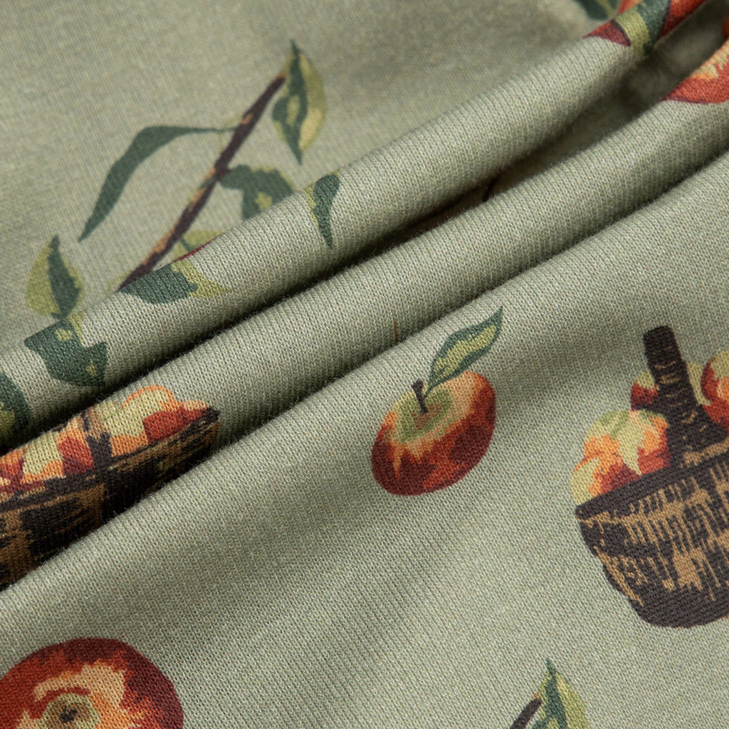 Organic Cotton Zipper Pajama - Apple Orchard