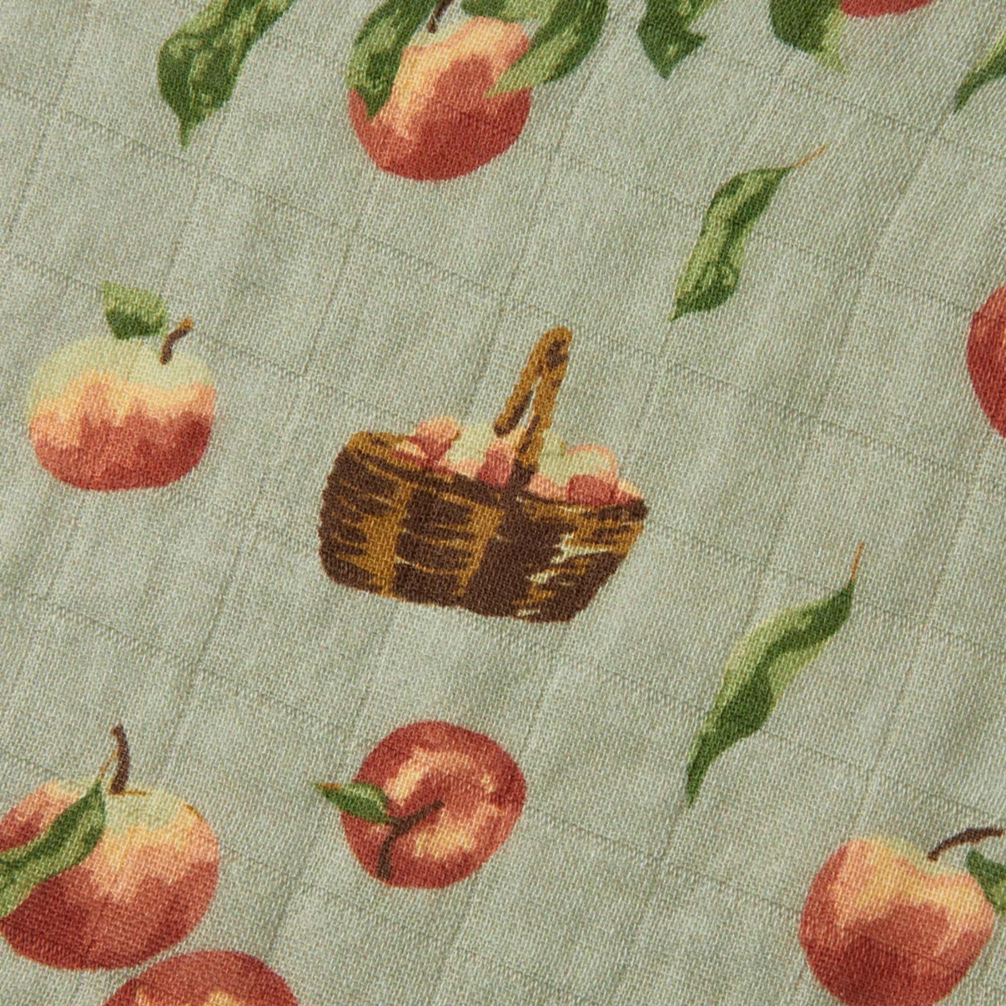 Organic Cotton Swaddle - Apple Orchard