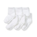 Solid Crew Socks Set of 6 - White