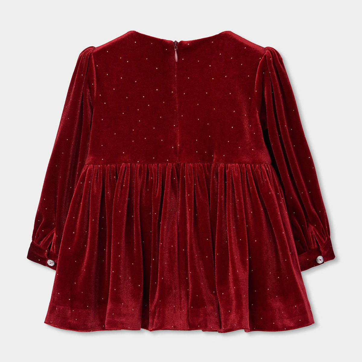 Velour Dress Red