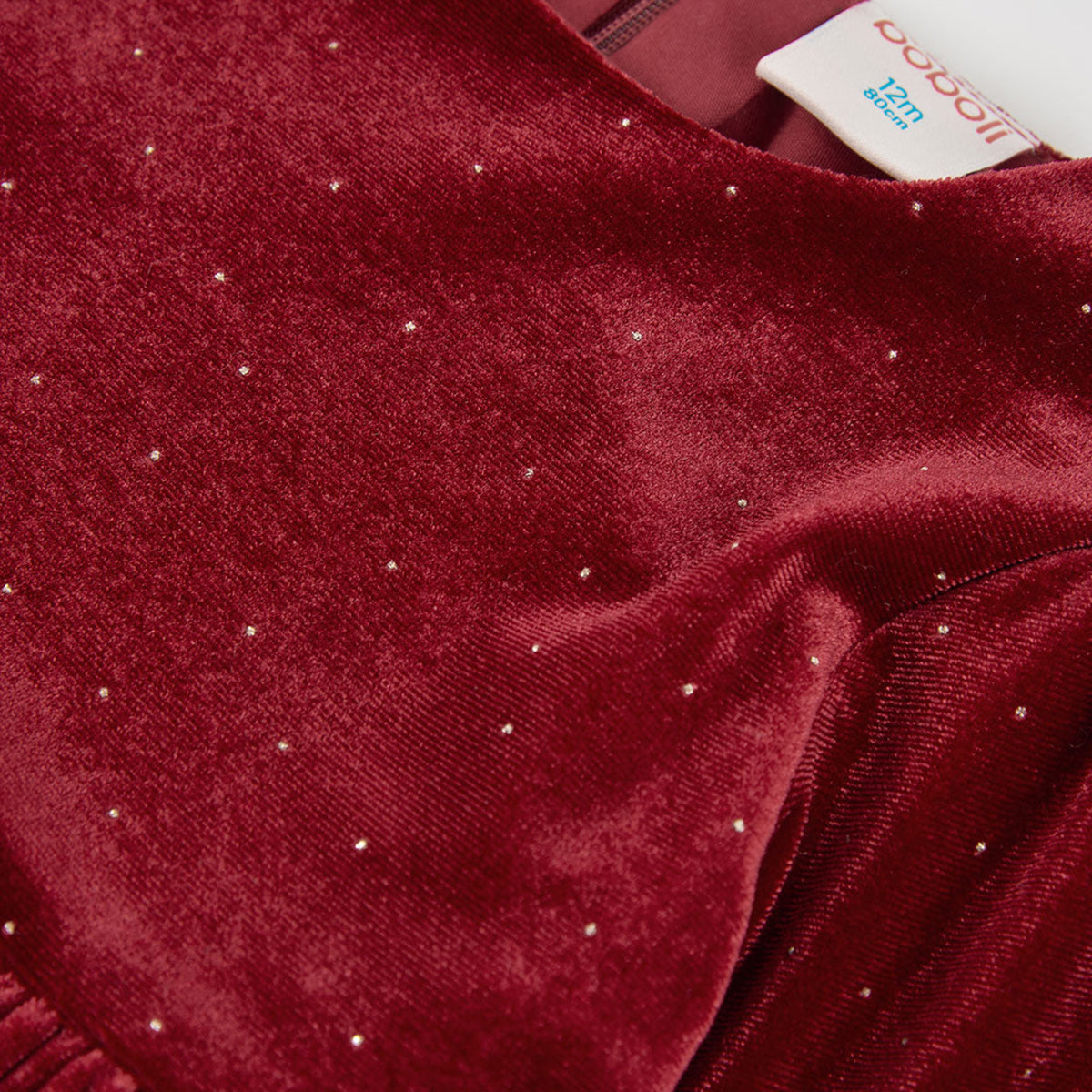 Velour Dress Red