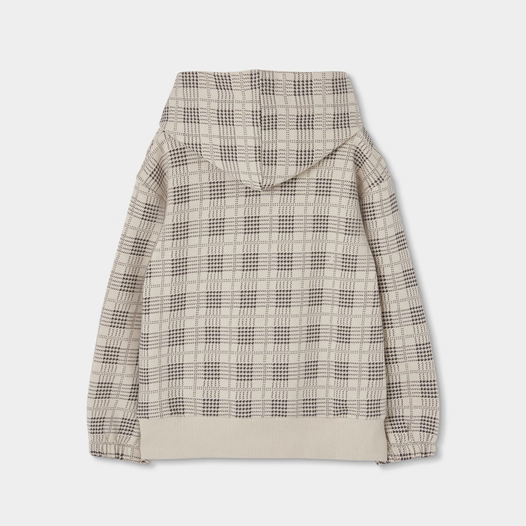 Fleece Plaid Sweatshirt