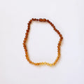 Raw Baltic Amber + Sunflower Necklace - 11''