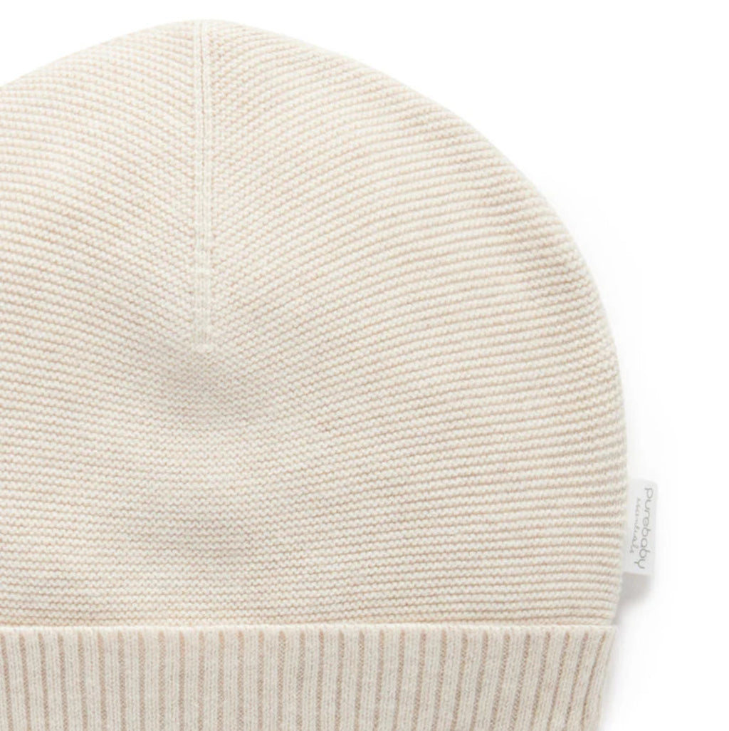 Textured Beanie - Wheat Melange