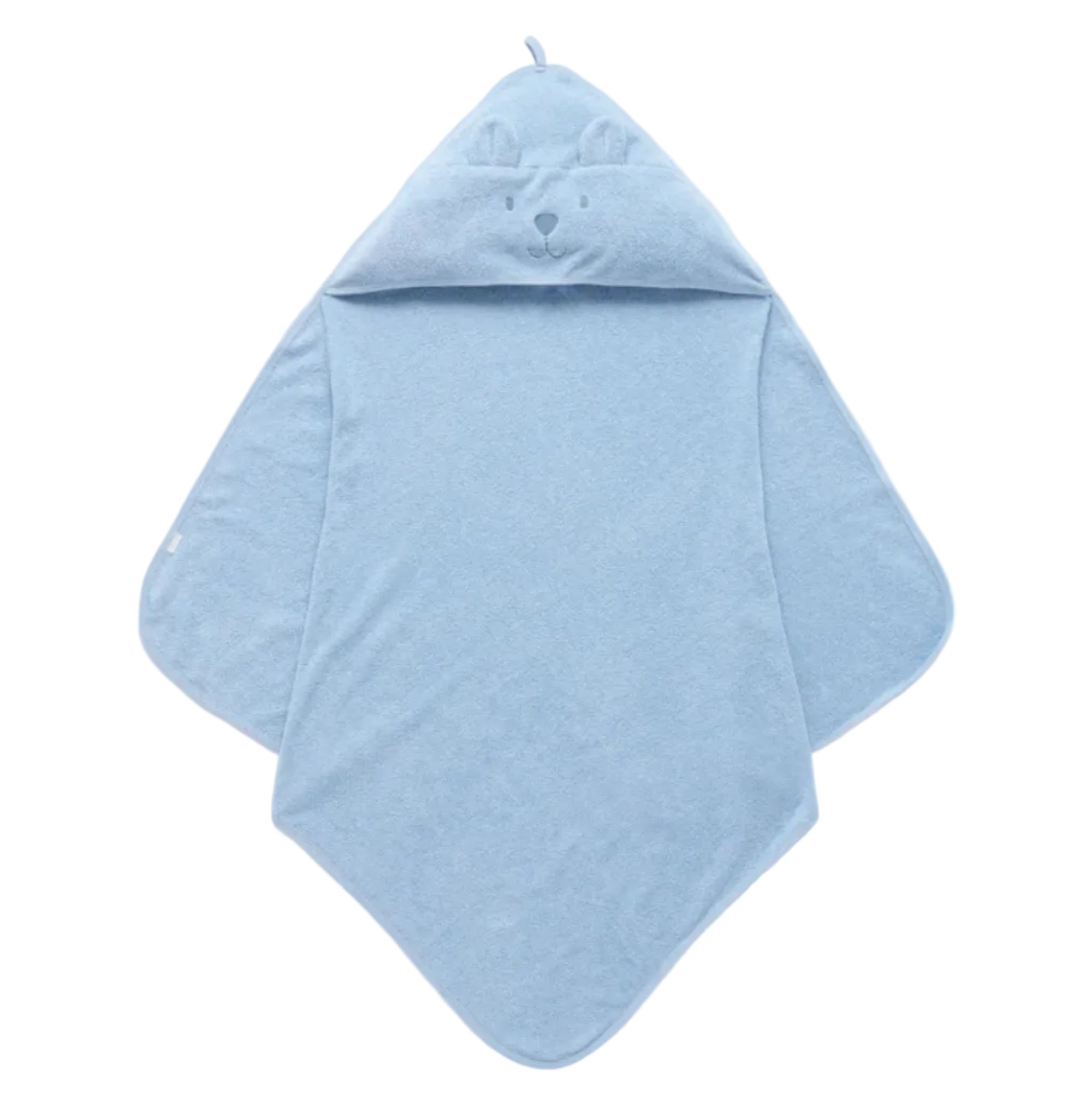 Essential Bear Towel - Pale Blue Melange