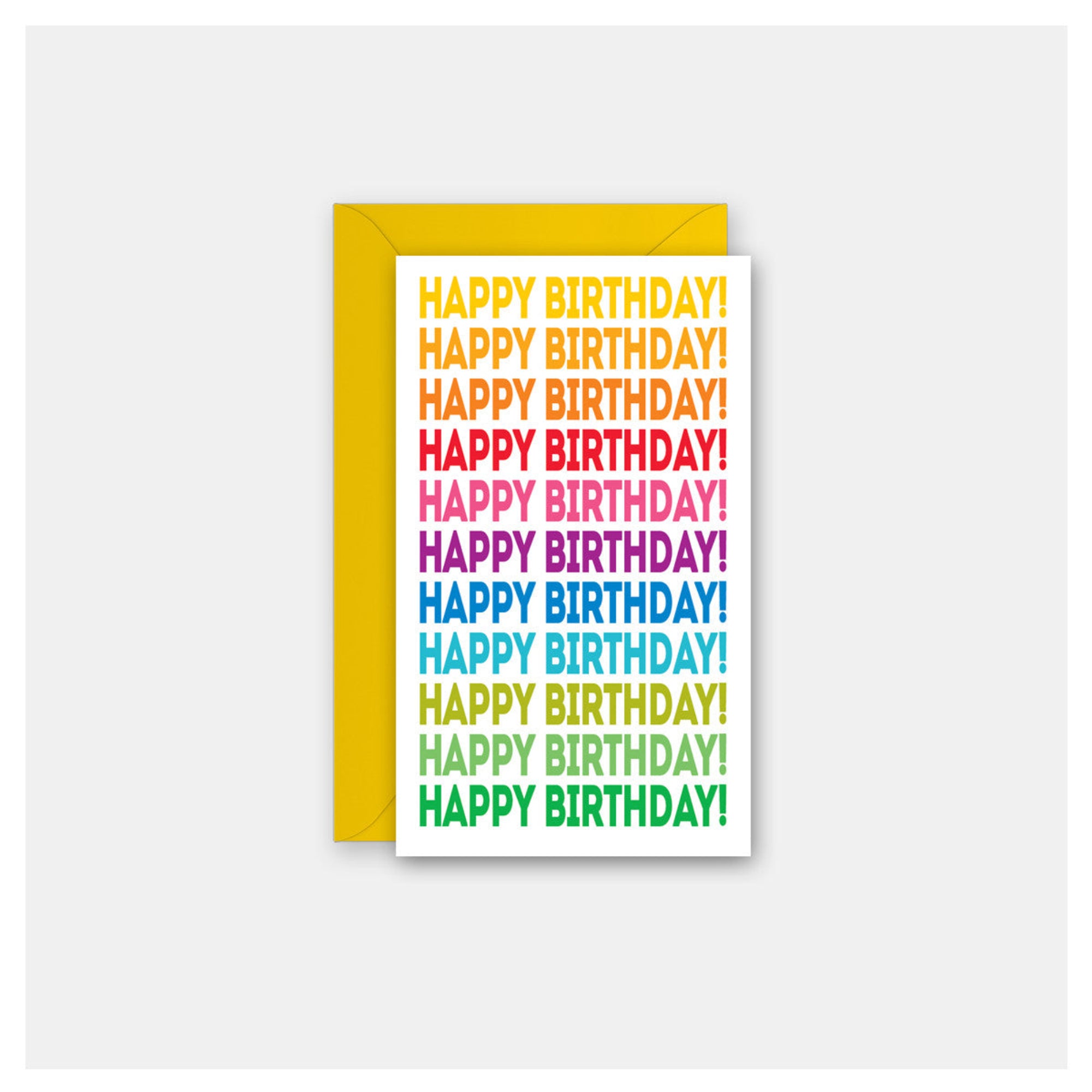 Birthday Repeat Enclosure Card
