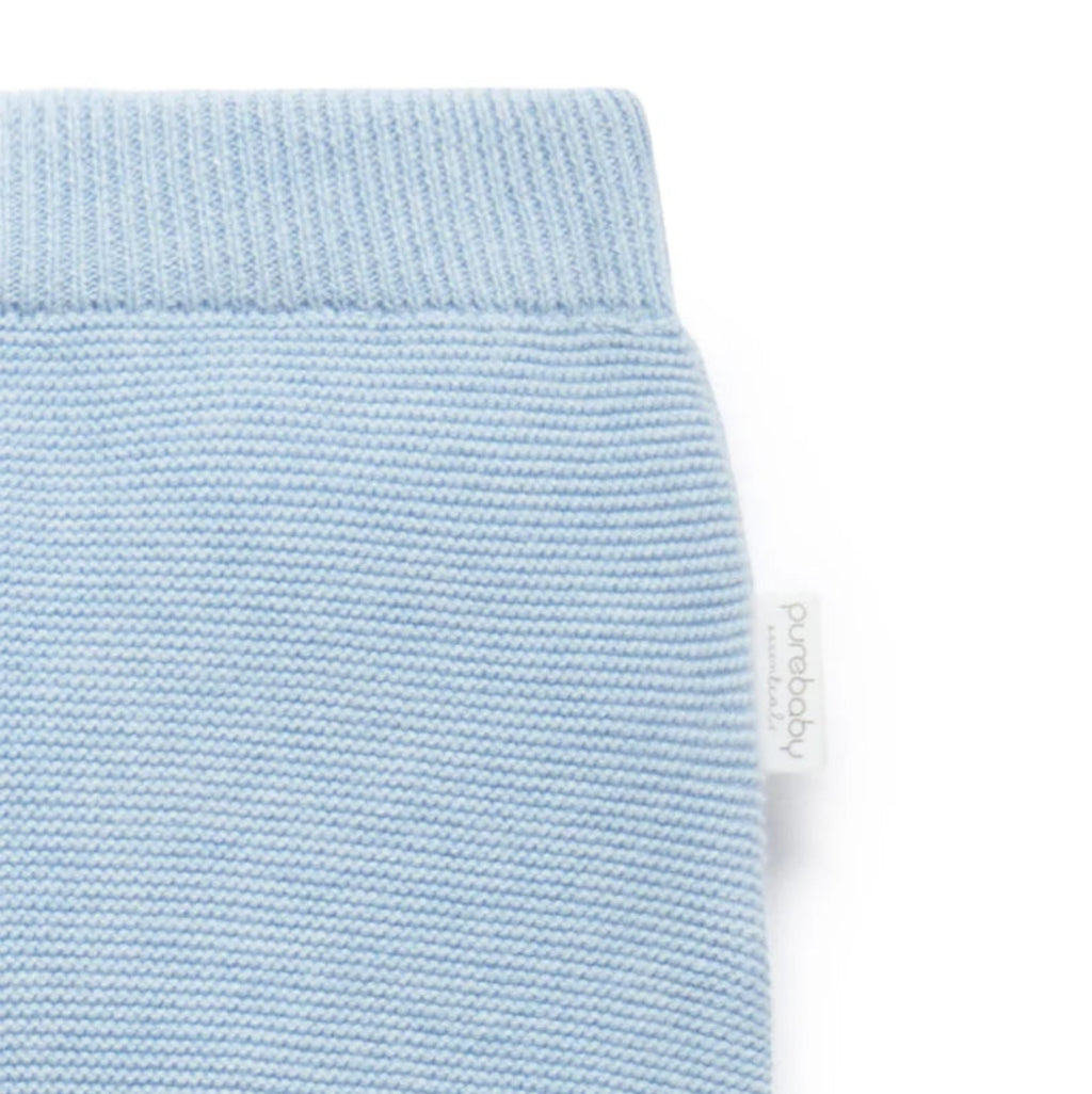 Textured Legging - Blue Melange