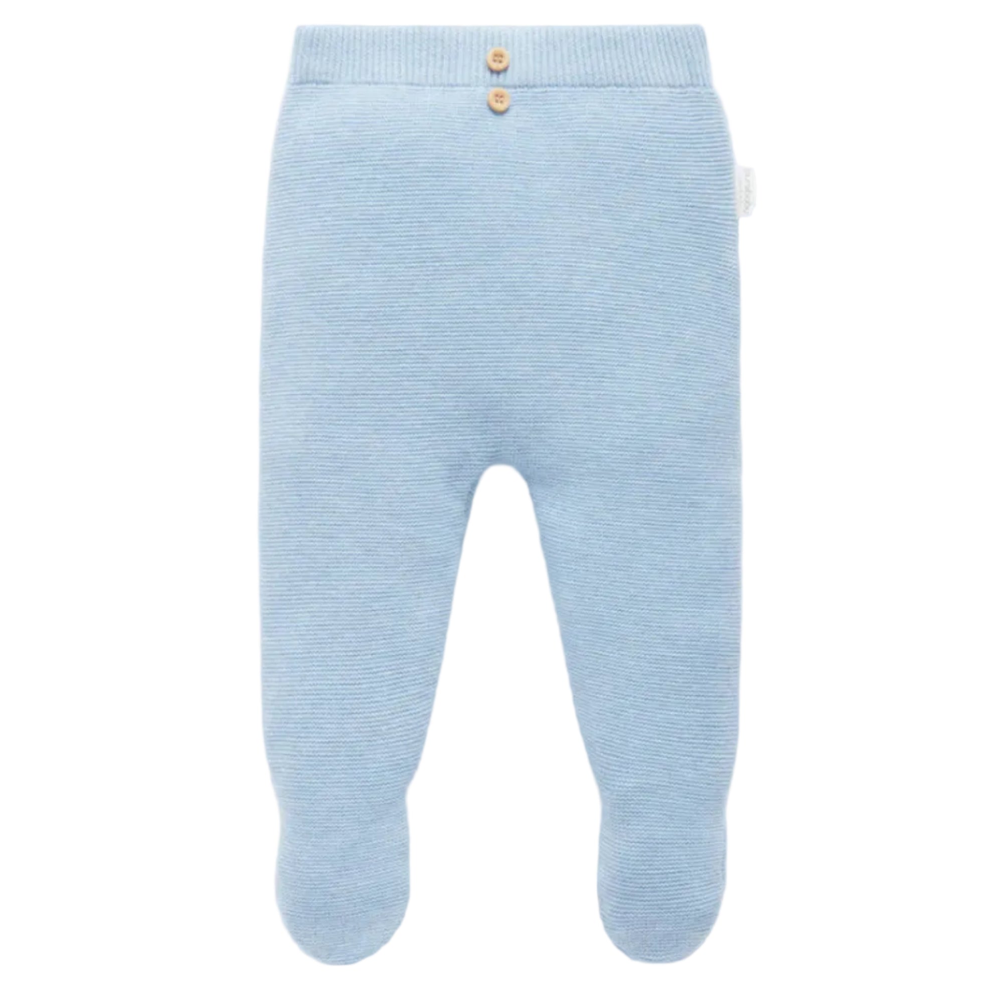 Textured Legging - Blue Melange