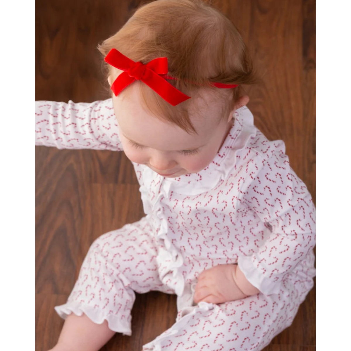 Velvet Baby Bow Headband