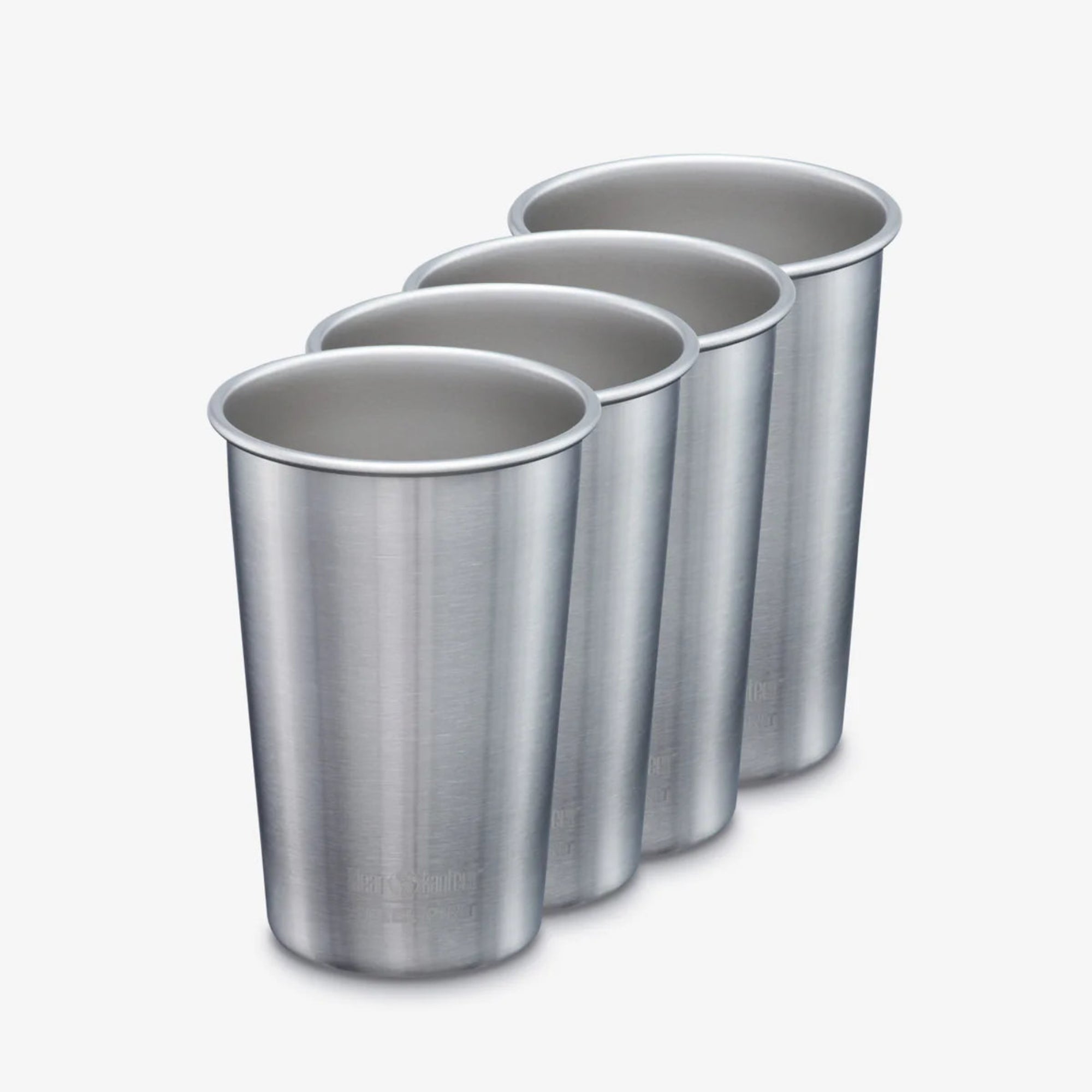 16 oz Brushed Steel Cups