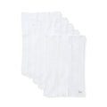 Bee Essential Set of 5 Burp Cloths - White