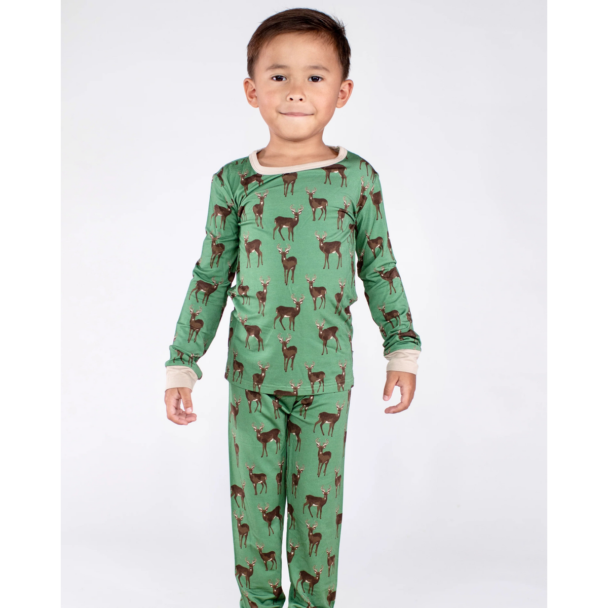 Long Sleeve/Pants PJs - Deer