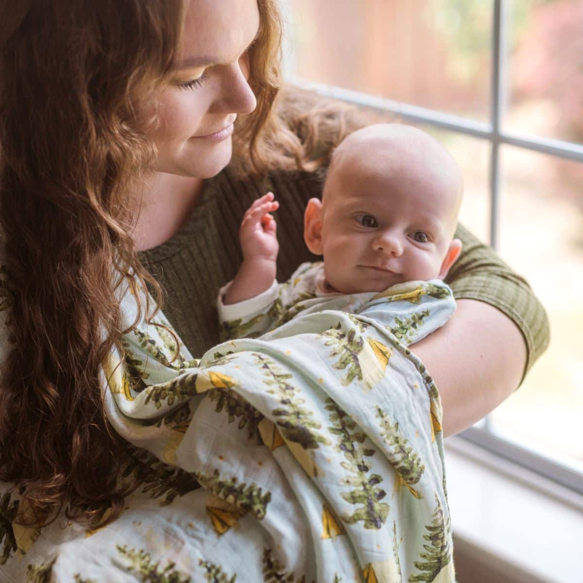 Bamboo Swaddle - Camping