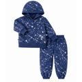 Splatter Navy Hoodie & Balloon Pant Sets