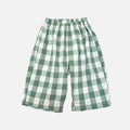 Gingham Baby Pant - Green and White