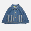 Stripe Pocket Chore Coat - Denim