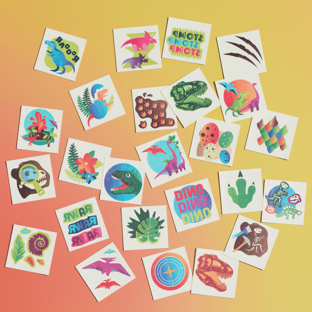 Dino Temporary Tattoos