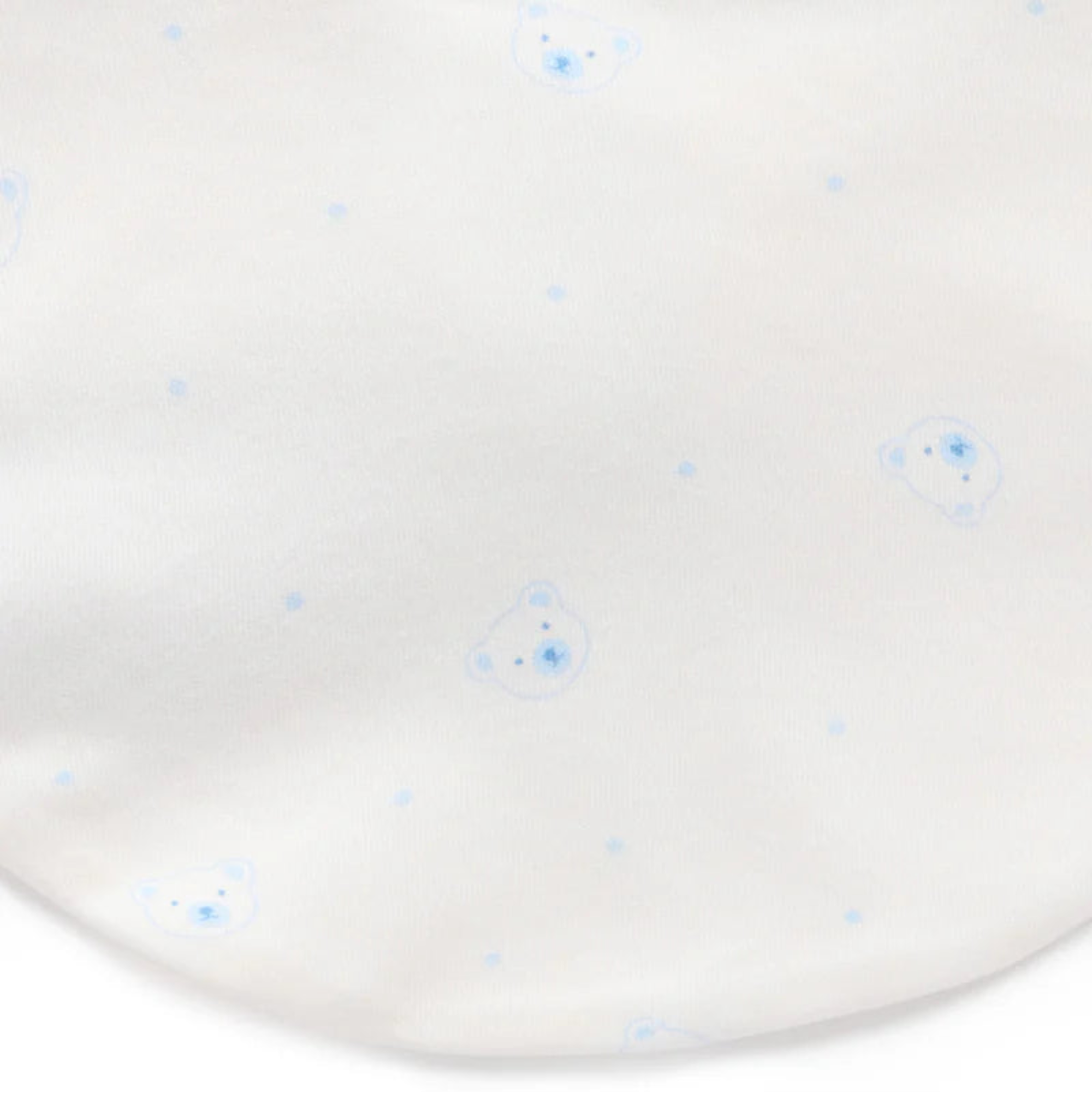 Essential Dribble Bib 2 Pack - Pale Blue Bear