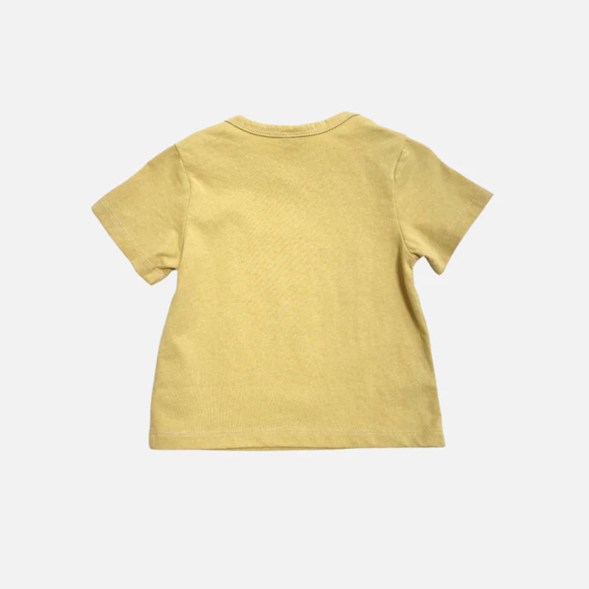 Flower Pot Baby Tee - Yellow