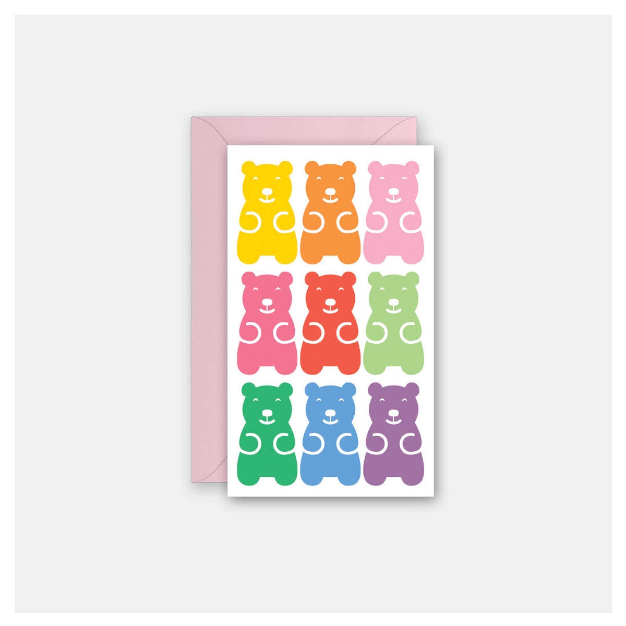 Gummy Bears Enclosure Card