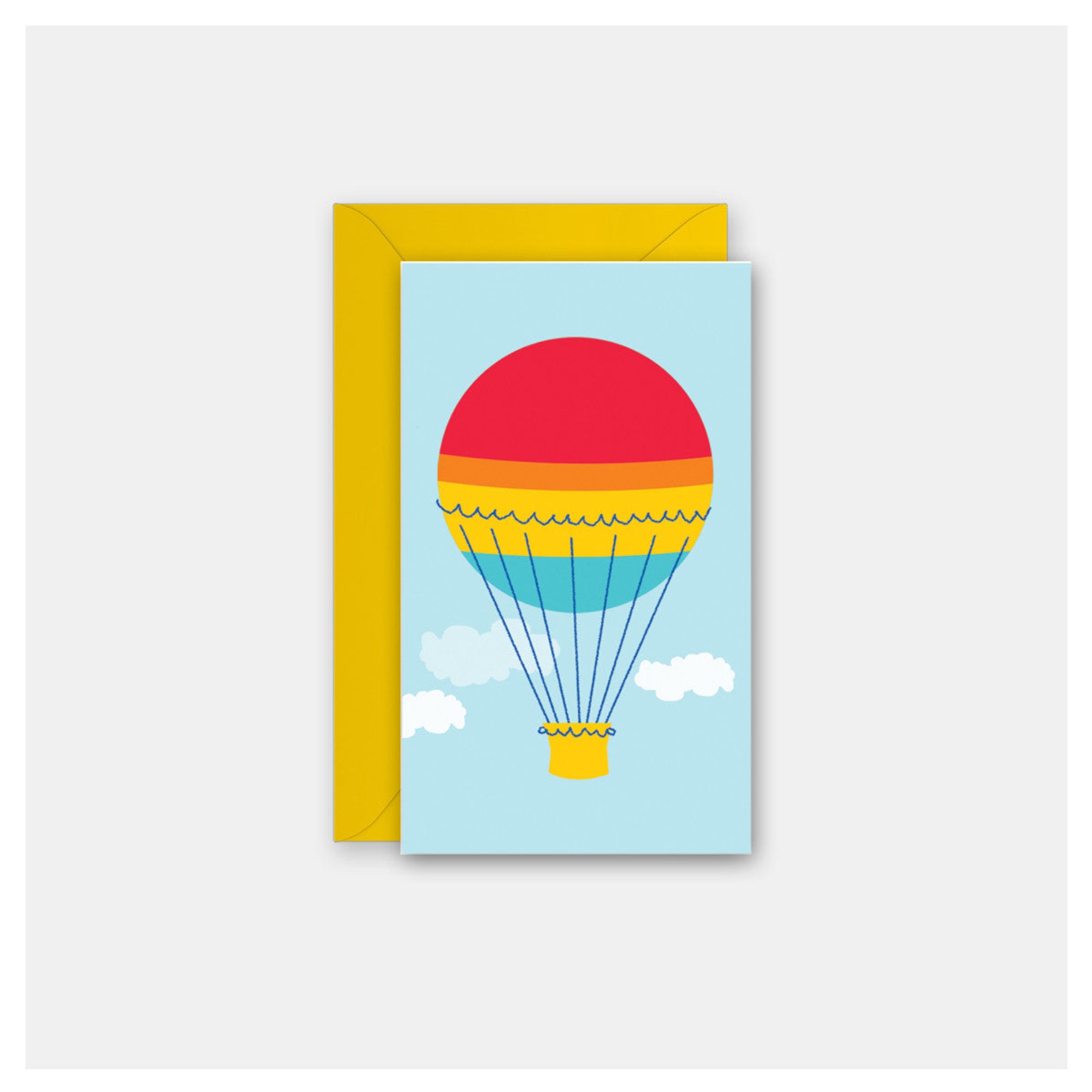 Hot Air Balloon Enclosure Card