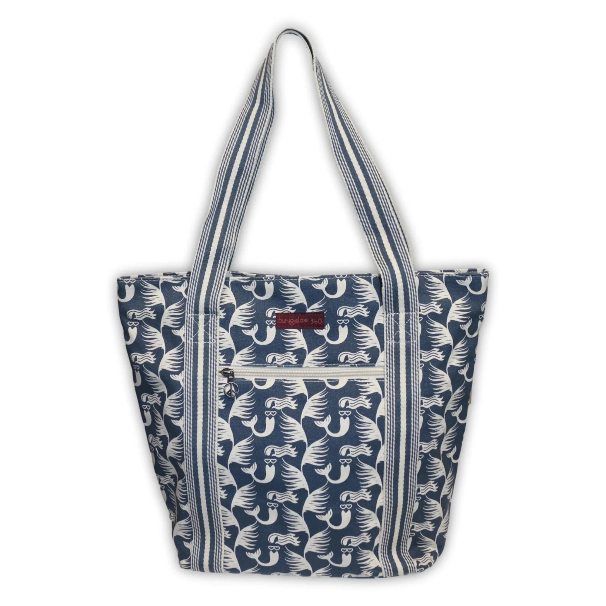 Mermaid Striped Tote