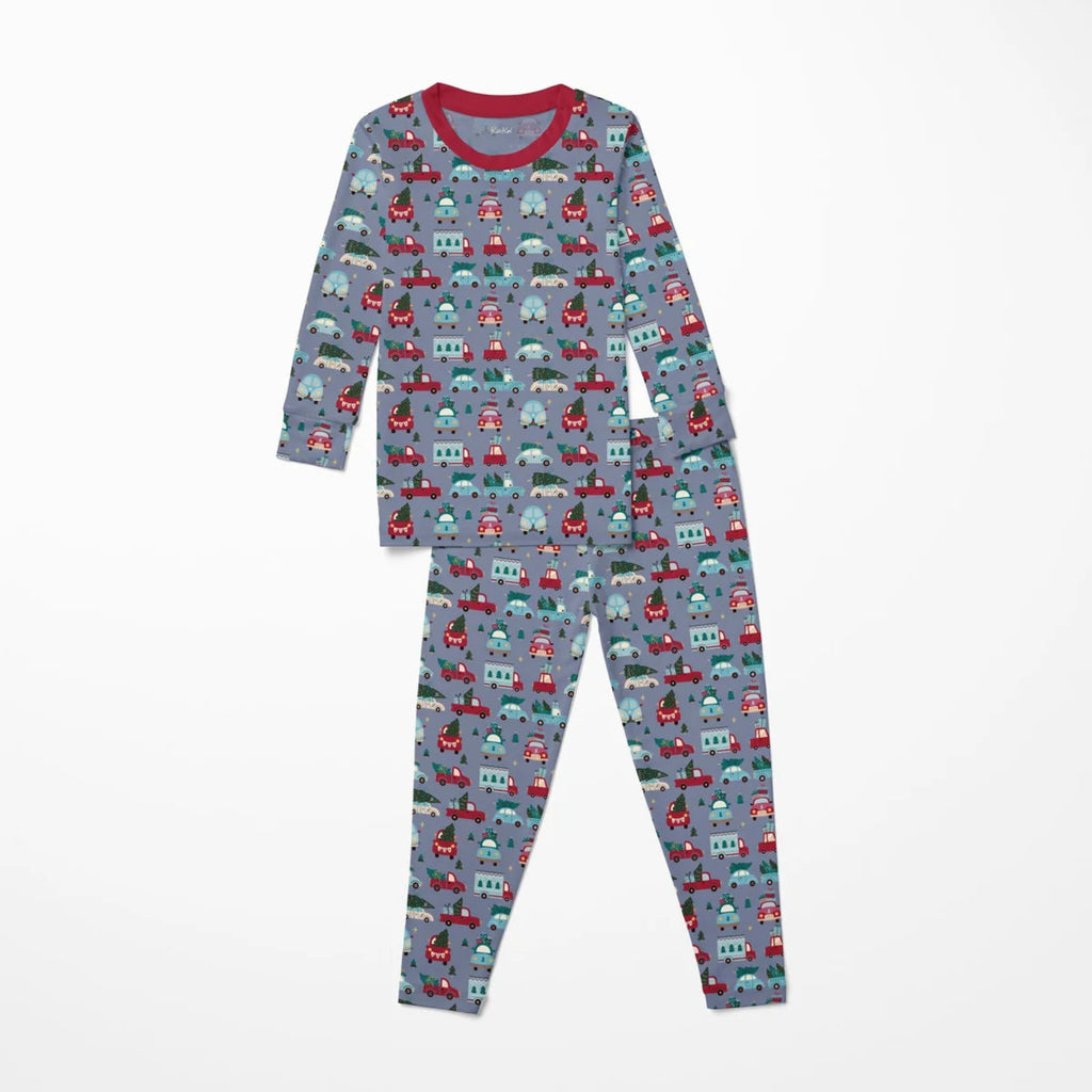 Pajama Set - Christmas Cars Trucks