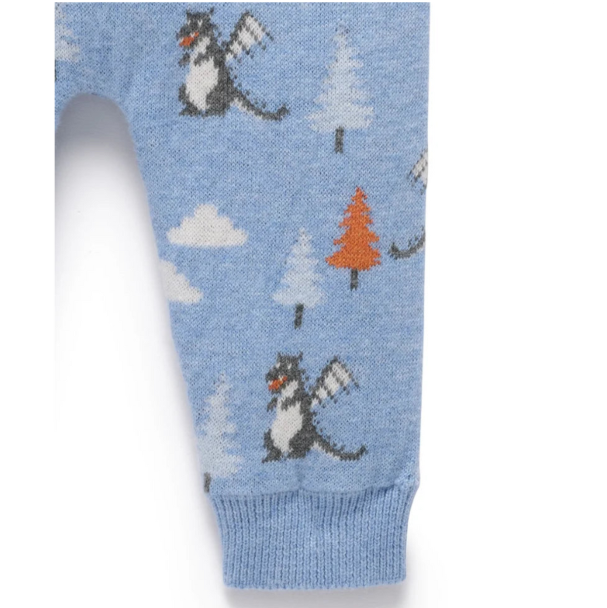 Forest Jacquard Dragon Leggings