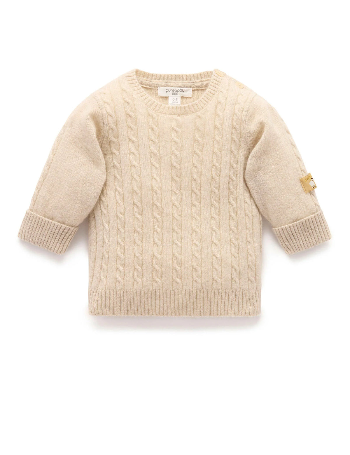 Cashmere Jumper-Camel Melange
