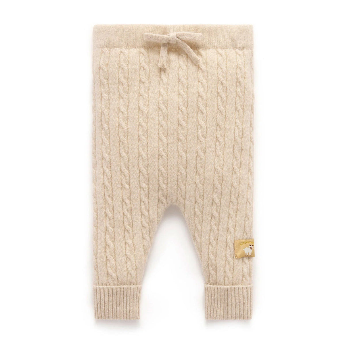 Cashmere Leggings-Camel Melange