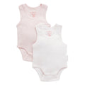 Rib Bodysuit 2 Pack - Pale Pink