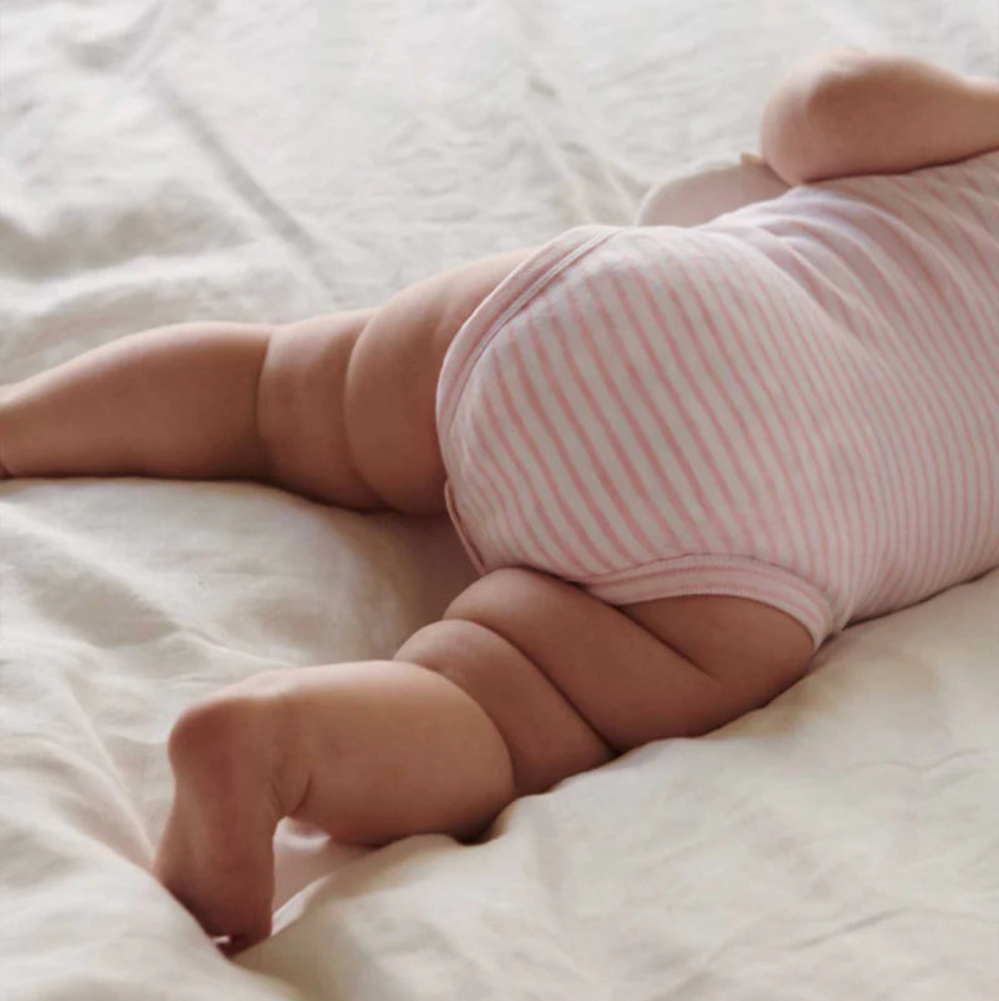 Rib Bodysuit 2 Pack - Pale Pink