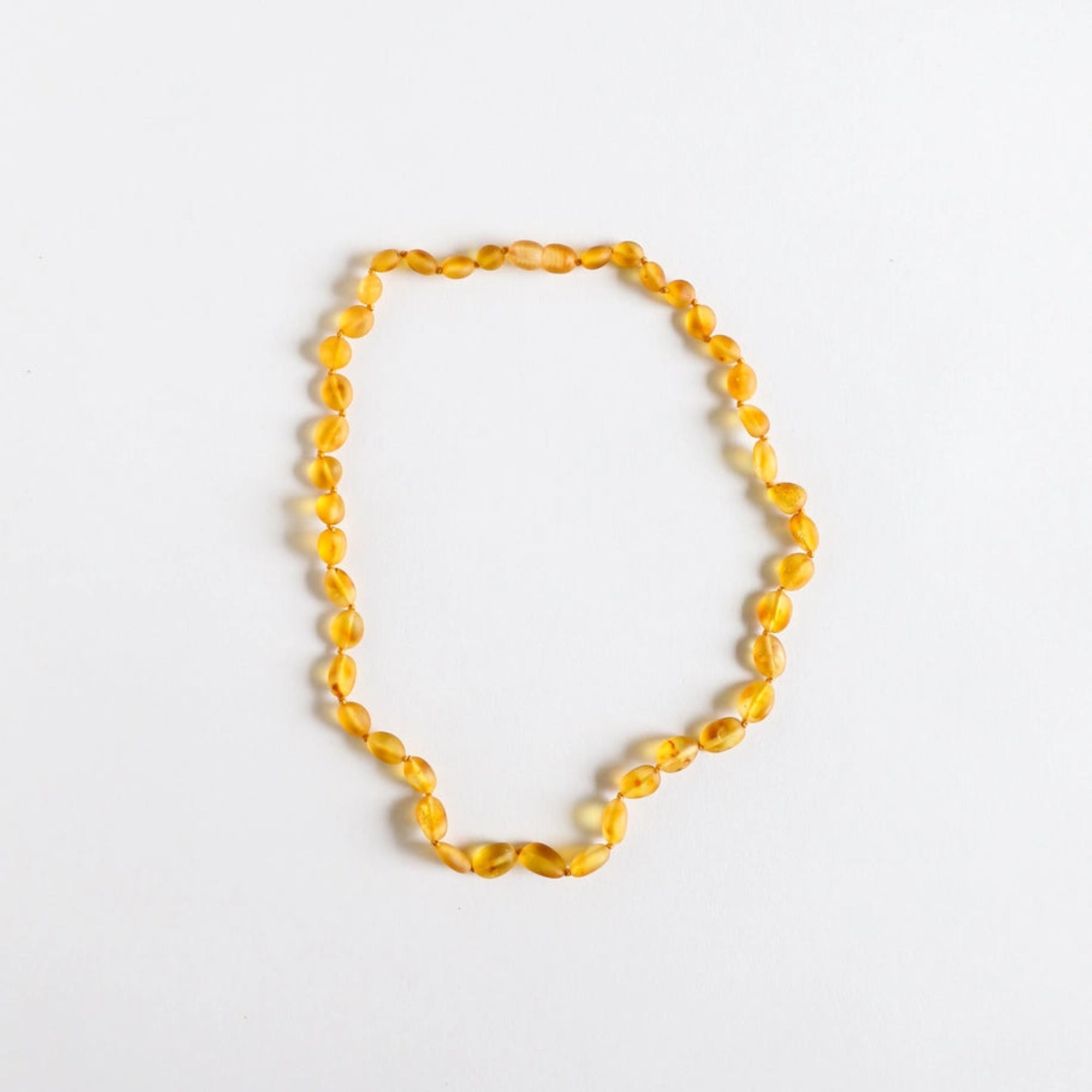 Raw Honey Baltic Amber Necklace - 12''