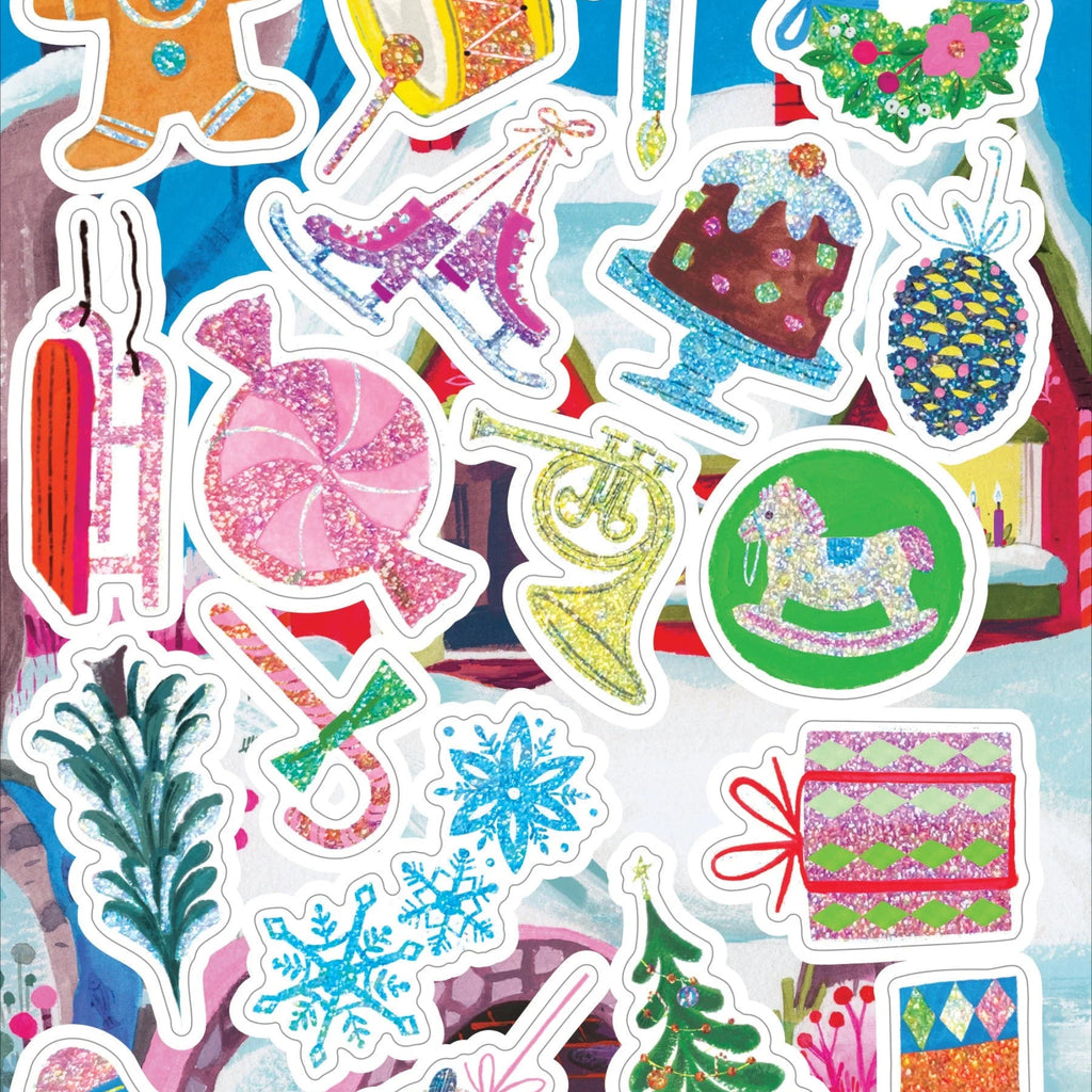 Holiday in the Woods Shiny Sticker Book