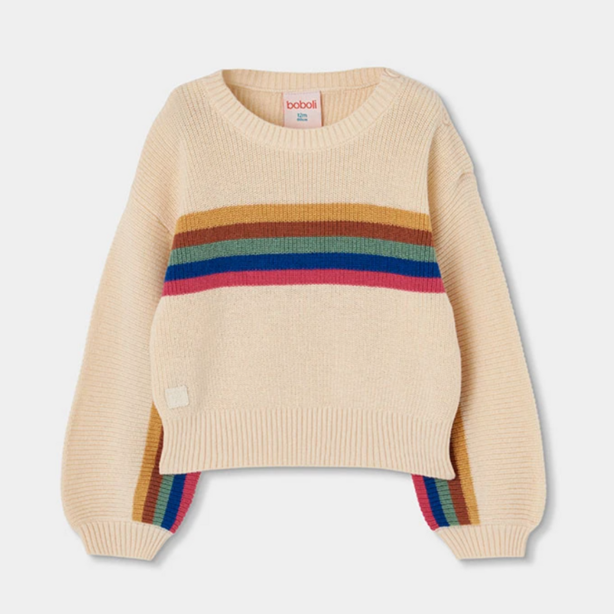 Cream Stripe Sweater