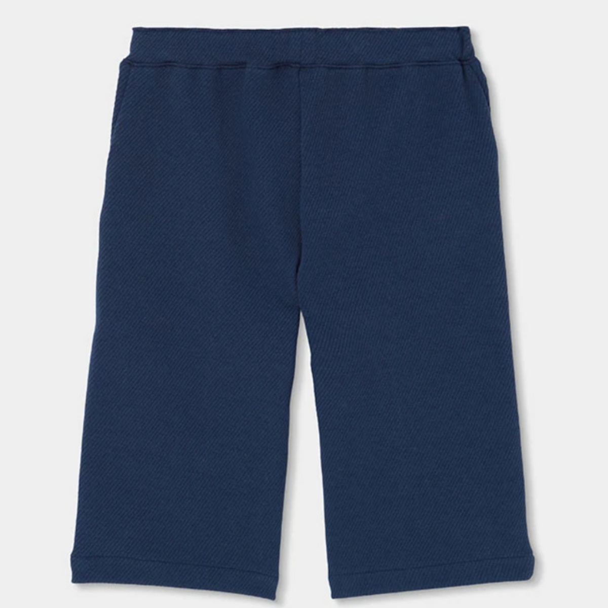 Twill Knit Navy Trouser