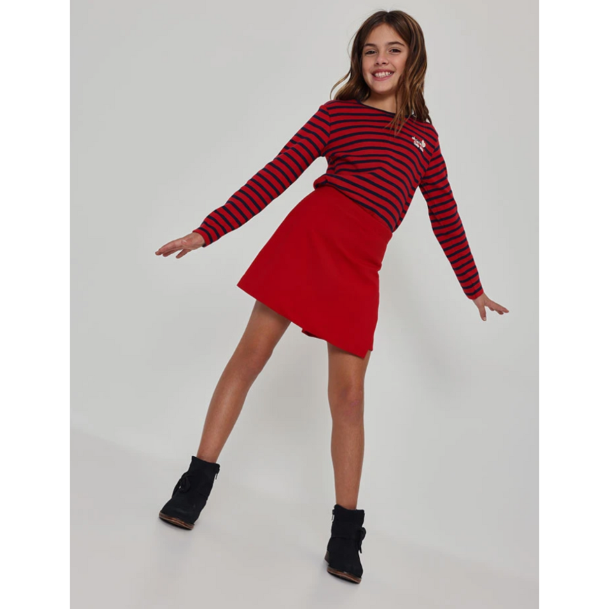 Knit Skort Maroon