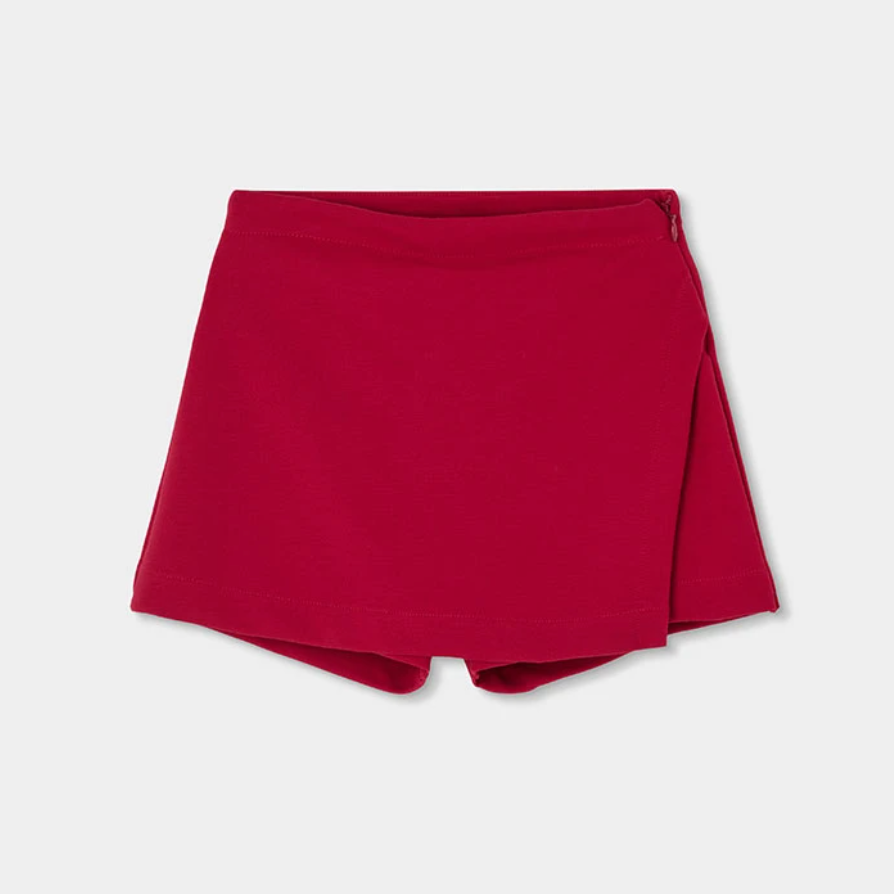 Knit Skort Maroon