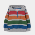 Grey Multi-Stripe Sweatshirt