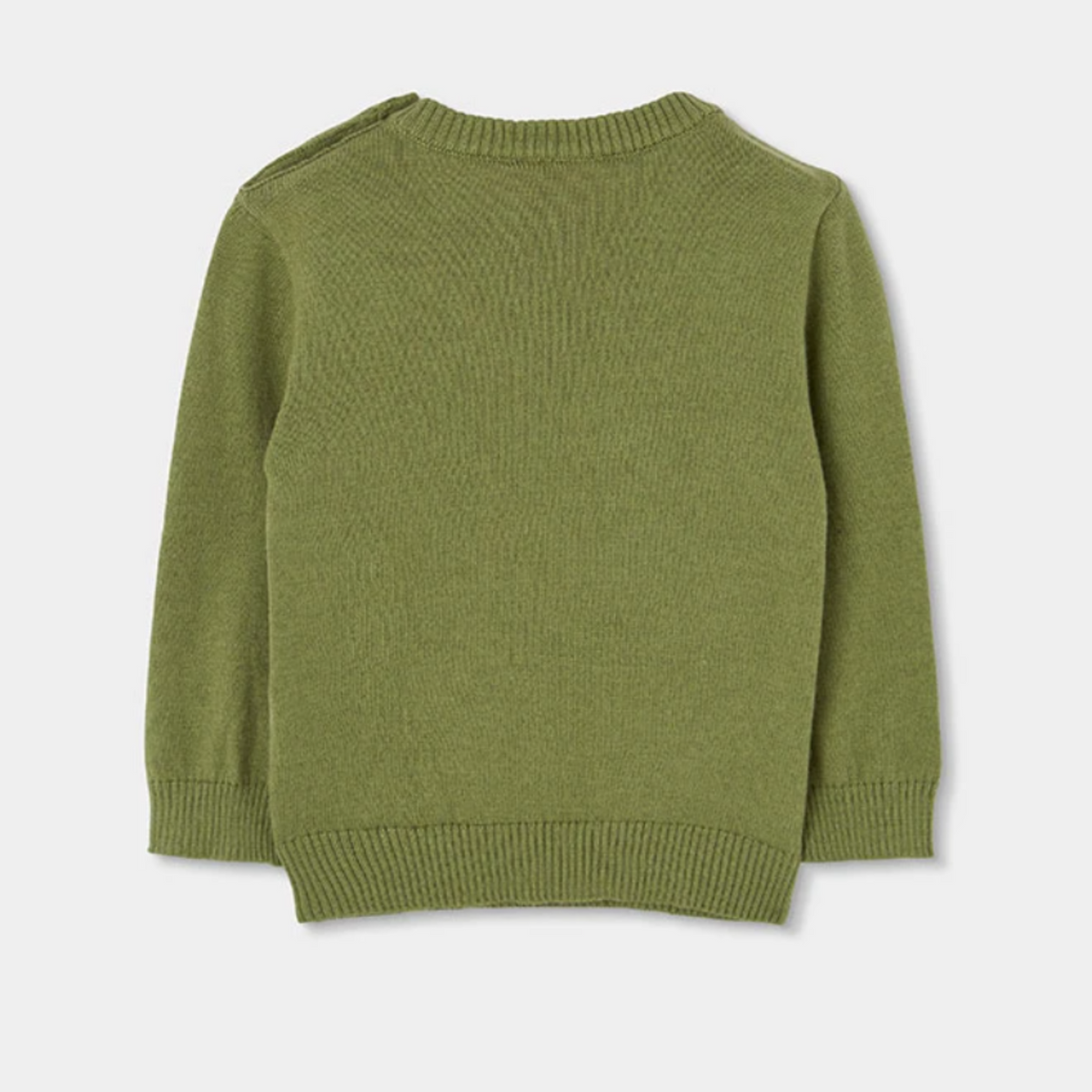 Ski Print Sweater Green