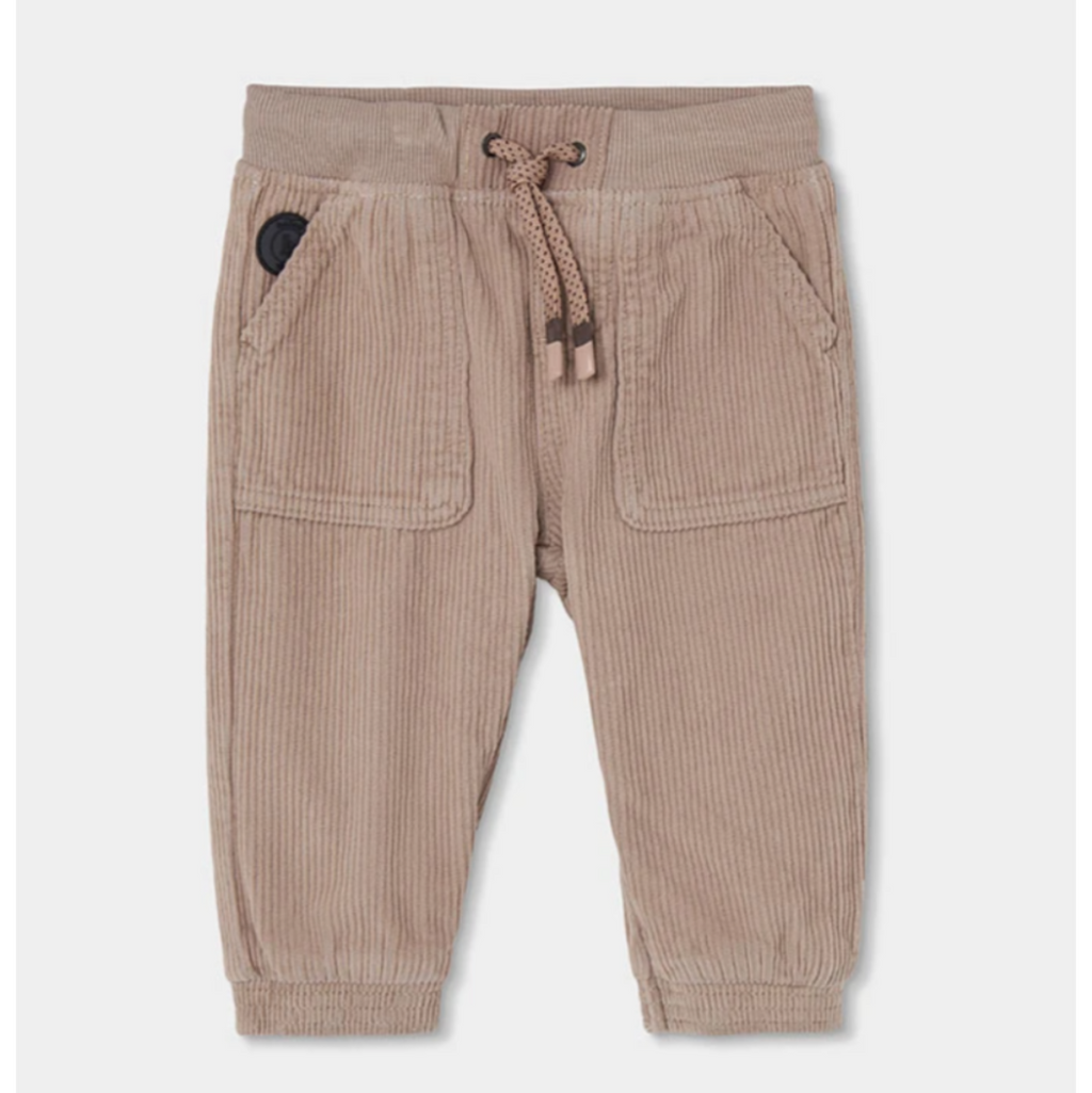 Corduroy Pant W/Drawstrings Taupe