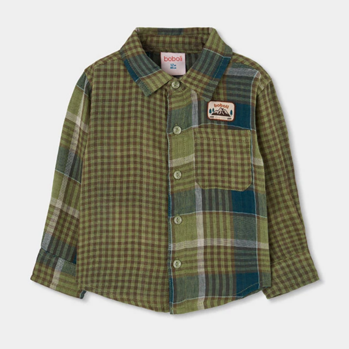 Mountain Patch Green Checked Shirt