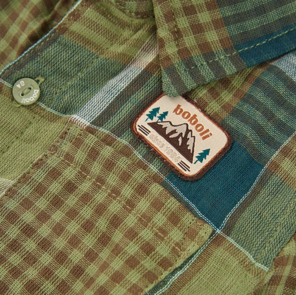 Mountain Patch Green Checked Shirt