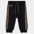 Black Fleece Pant Side Stripe